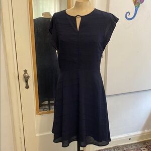 Elegant Navy Blue Dress